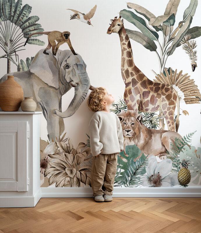 papier-peint-jungle-enfant